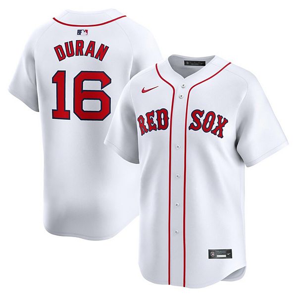 

Мужская футболка Jarren Duran белая Boston Red Sox домашняя лимитированная Nike