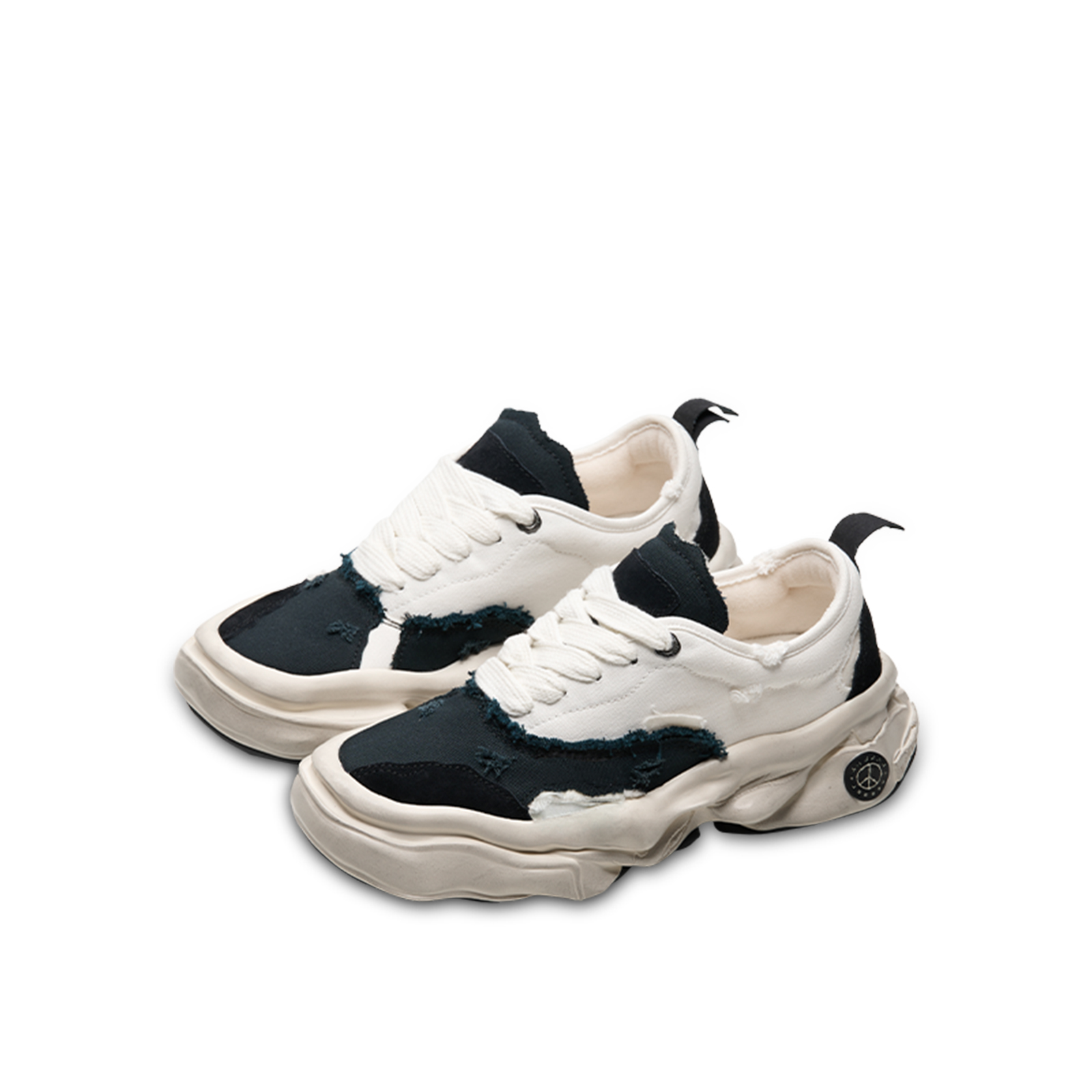 XVESSEL VESSEL Immortal Shoes Лоу-топы из канвы унисекс белые, цвет White — фото 4