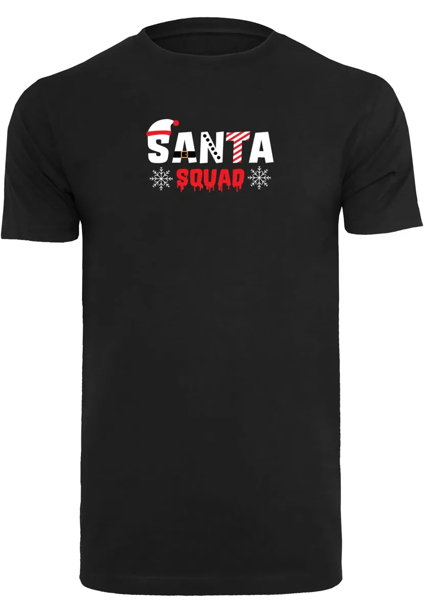 

Футболка Merchcode "Мужская футболка Merchcode Santa Squad с круглым вырезом", черный