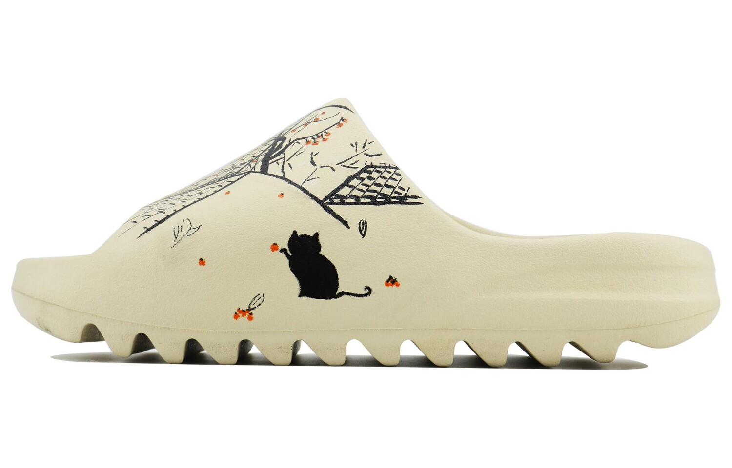 

Шлепанцы Yeezy Slide унисекс, черные/красные Adidas Originals