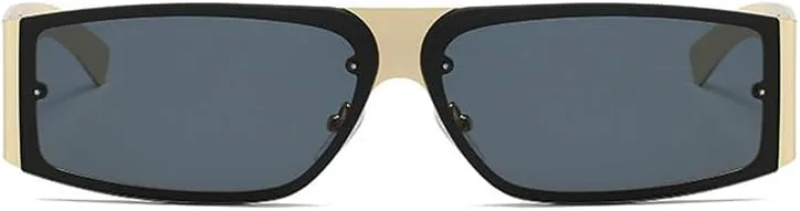 

Солнцезащитные очки bullabulling Y2K для женщин и мужчин, модные женские солнцезащитные очки в стиле 2000-х, металлическая оправа, защита от ультрафиолета UV400, C5