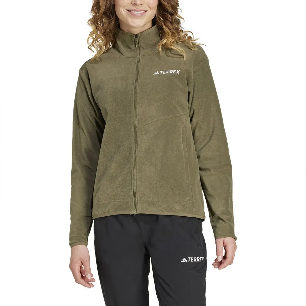 

Флис adidas Terrex Multi full zip, зеленый