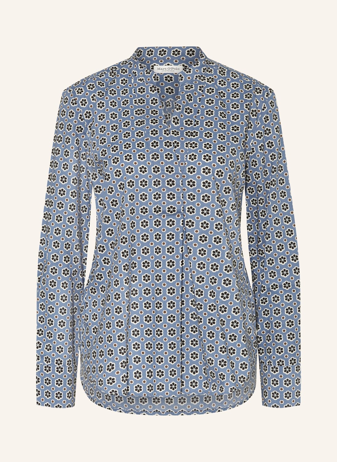 

Блузка-рубашка Marc O'Polo, синий серый/черный/коричневый