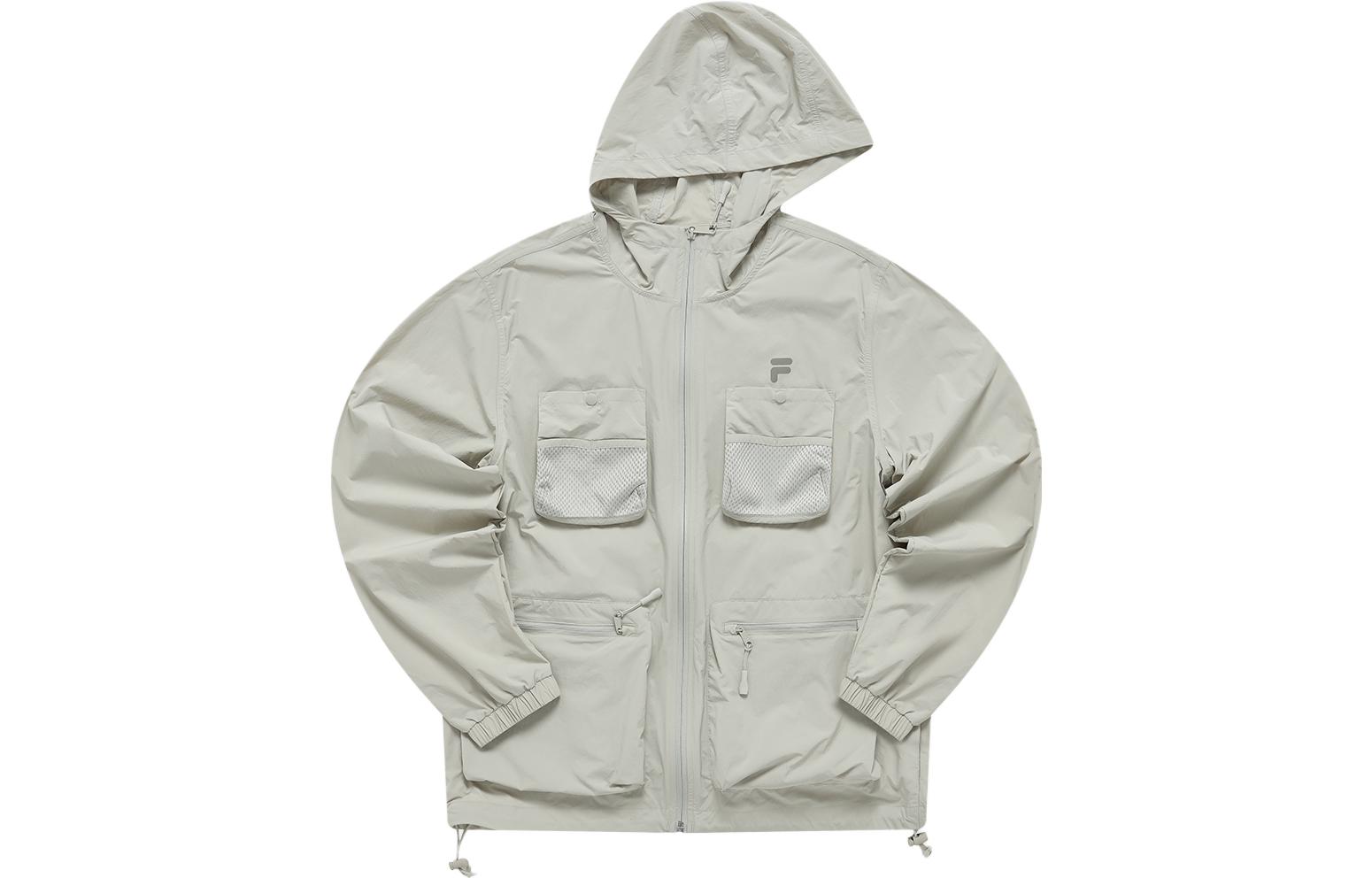 

STREET SPORT Куртка мужская элегантная графитовая серая FILA FUSION, элегантный каменно-серый