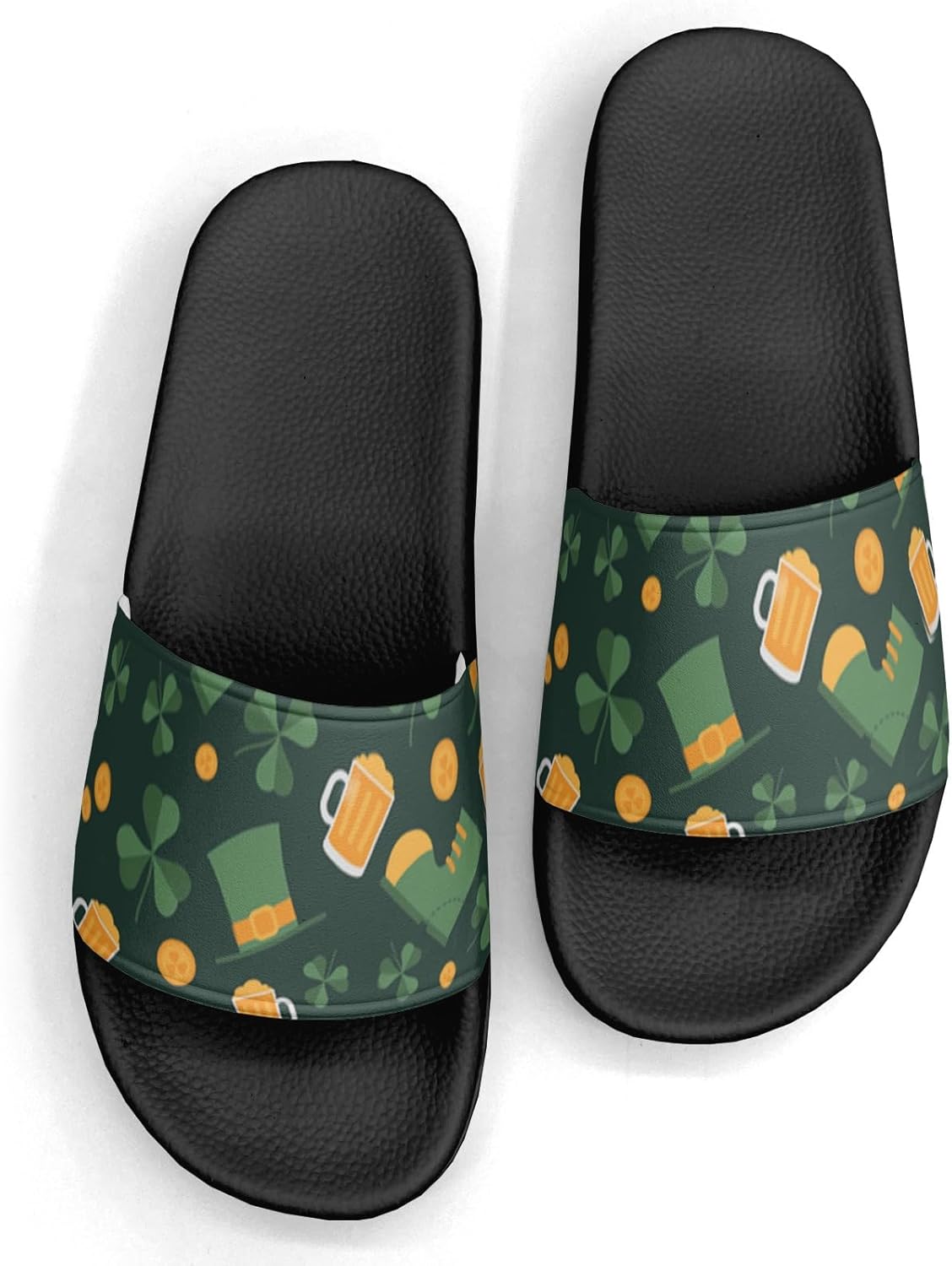 

Сандалии и шлепанцы на День Святого Патрика для женщин и мужчин, повседневные спортивные сандалии, для бассейна, душа, дома и улицы Generic, St Patrick's Day Patterns Custom 5