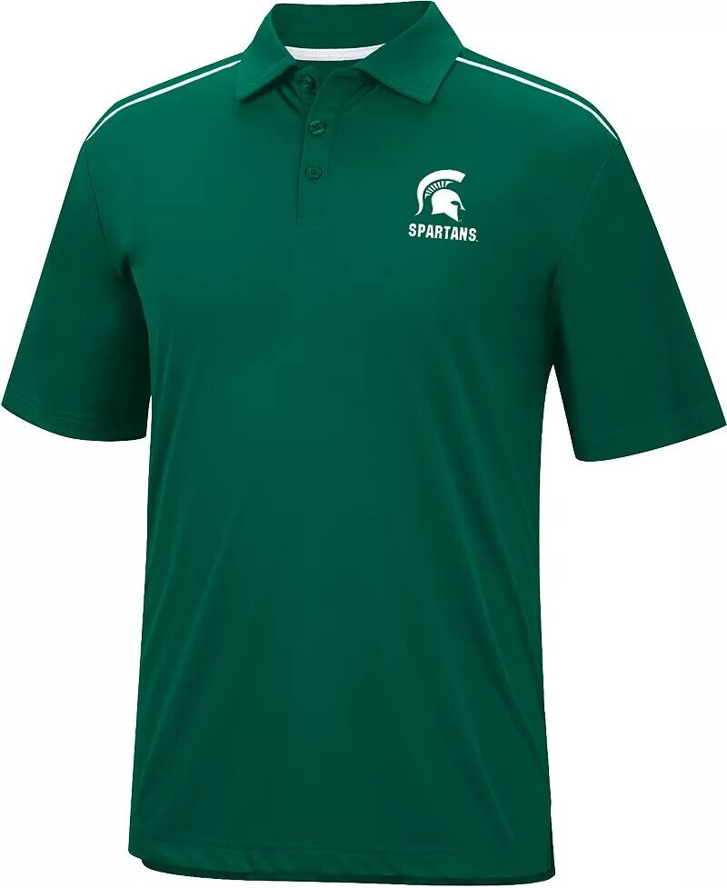 

Colosseum Мужская зеленая футболка-поло Michigan State Spartans