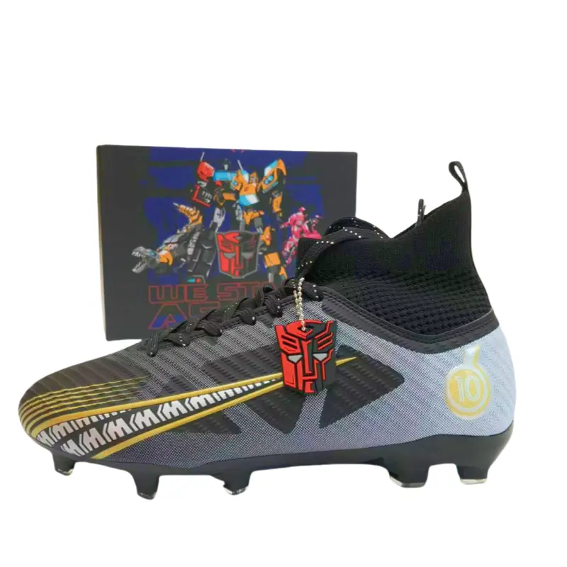 

Футбольные бутсы Anti Kick High Top для детей и подростков TRANSFORMERS, черный/золотой