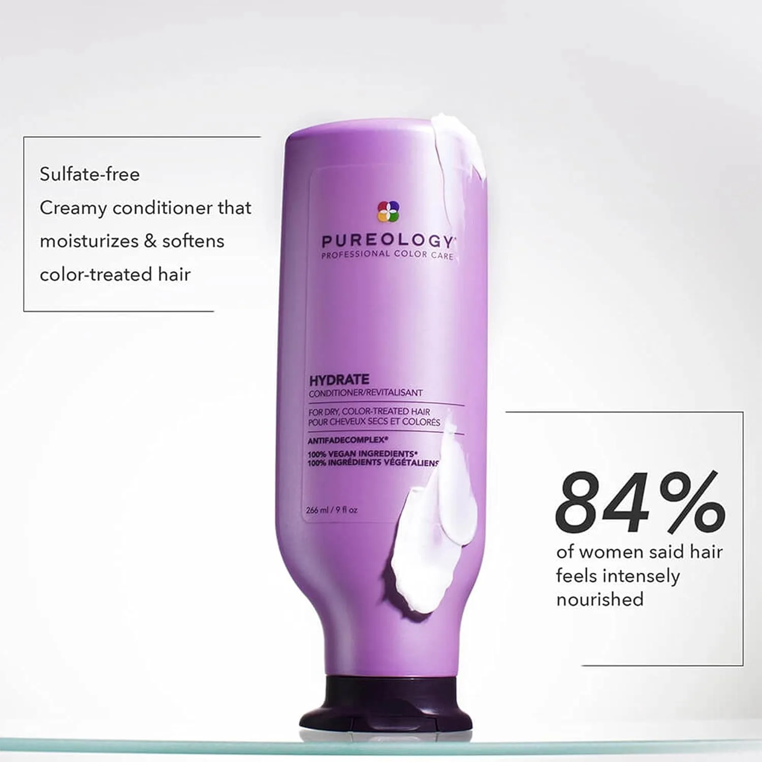 Набор увлажняющих средств Pureology Hydrate дорожного размера | Для сухих и окрашенных волос средней и густой толщины | Без сульфатов | Веганский продукт — фото 3