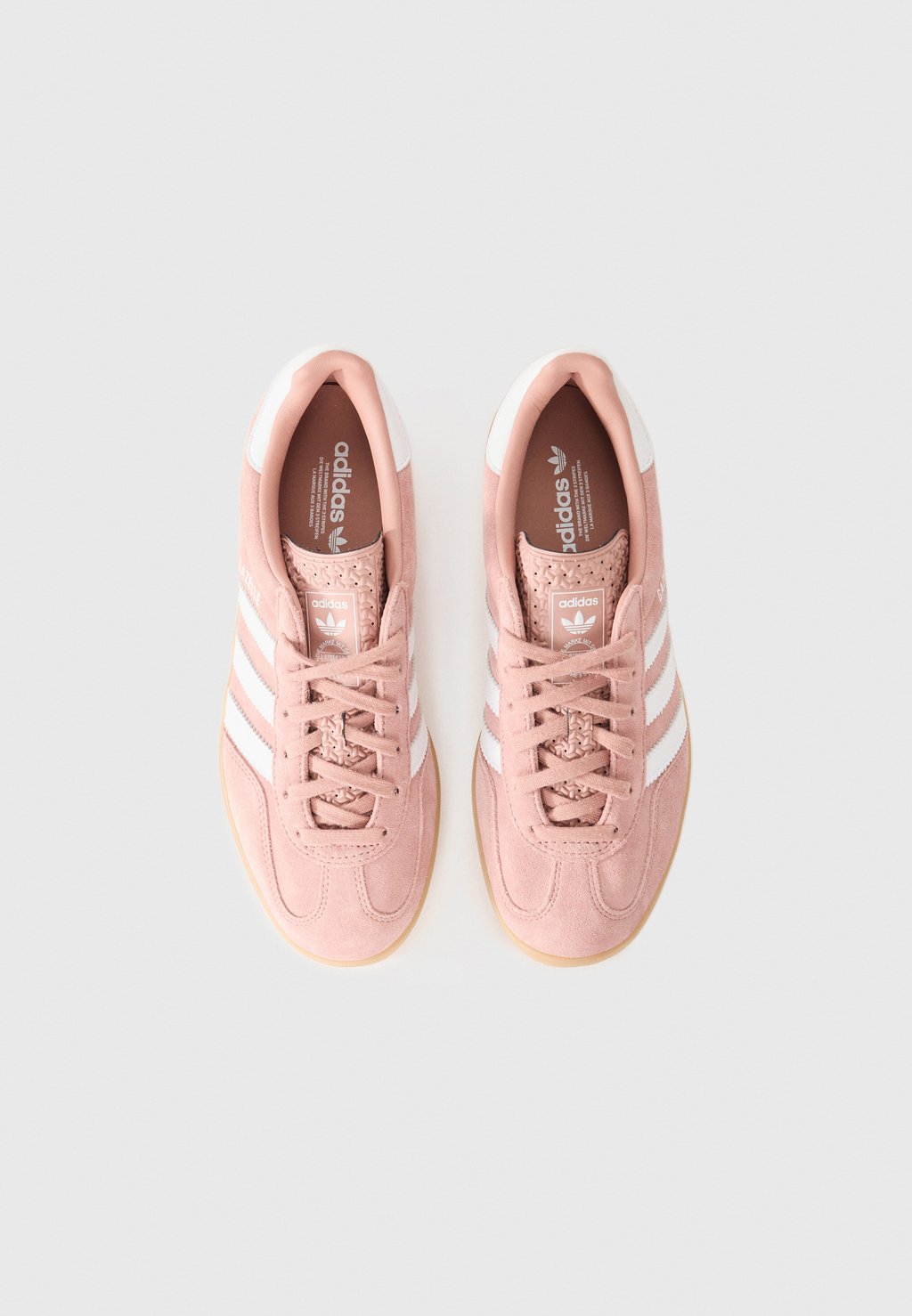 Низкие кеды GAZELLE INDOOR Adidas Originals, светло-коричневый — фото 4