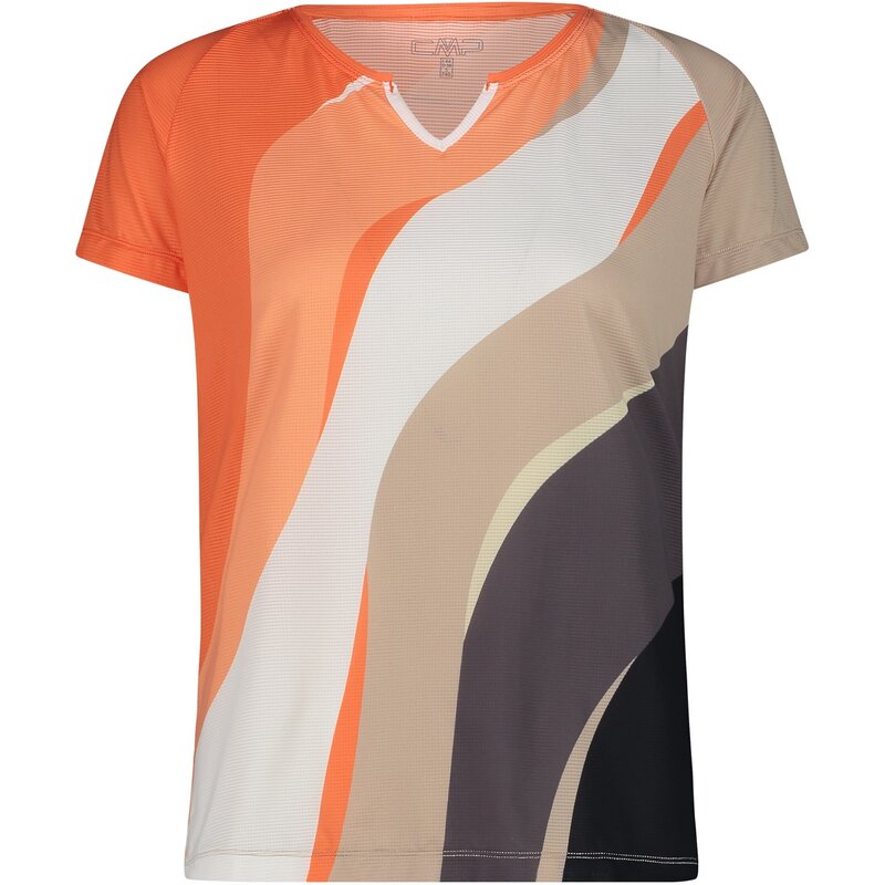 

Рубашка женская футболка Cmp, цвет tangeri-sabbia