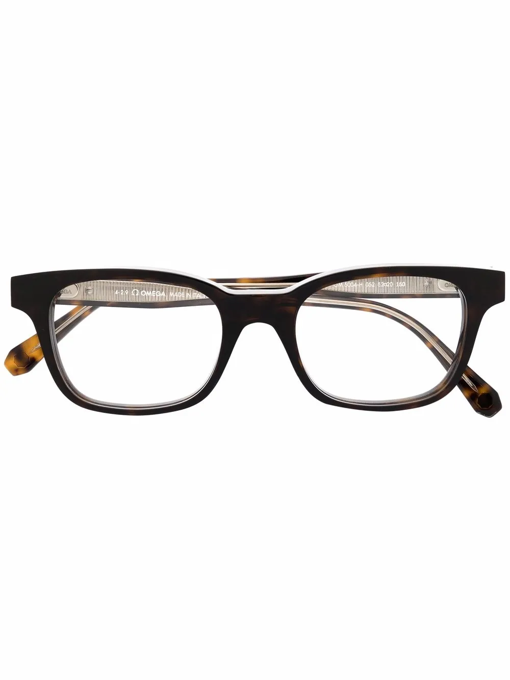 

Очки в оправе черепаховой расцветки OMEGA EYEWEAR, коричневый