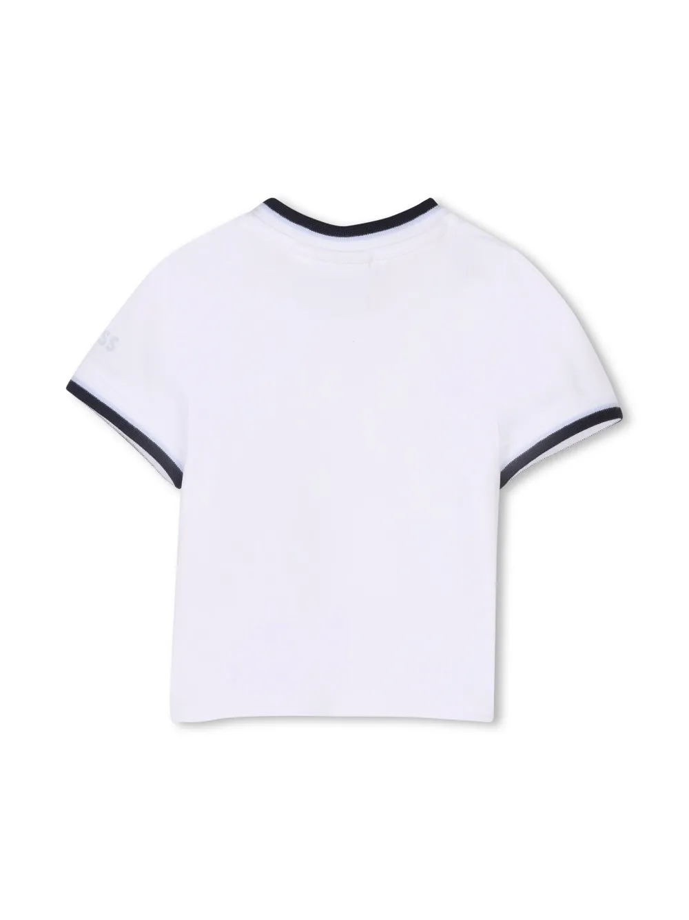 Комплект из комбинезона и топа с вышитым логотипом BOSS Kidswear, синий — фото 4