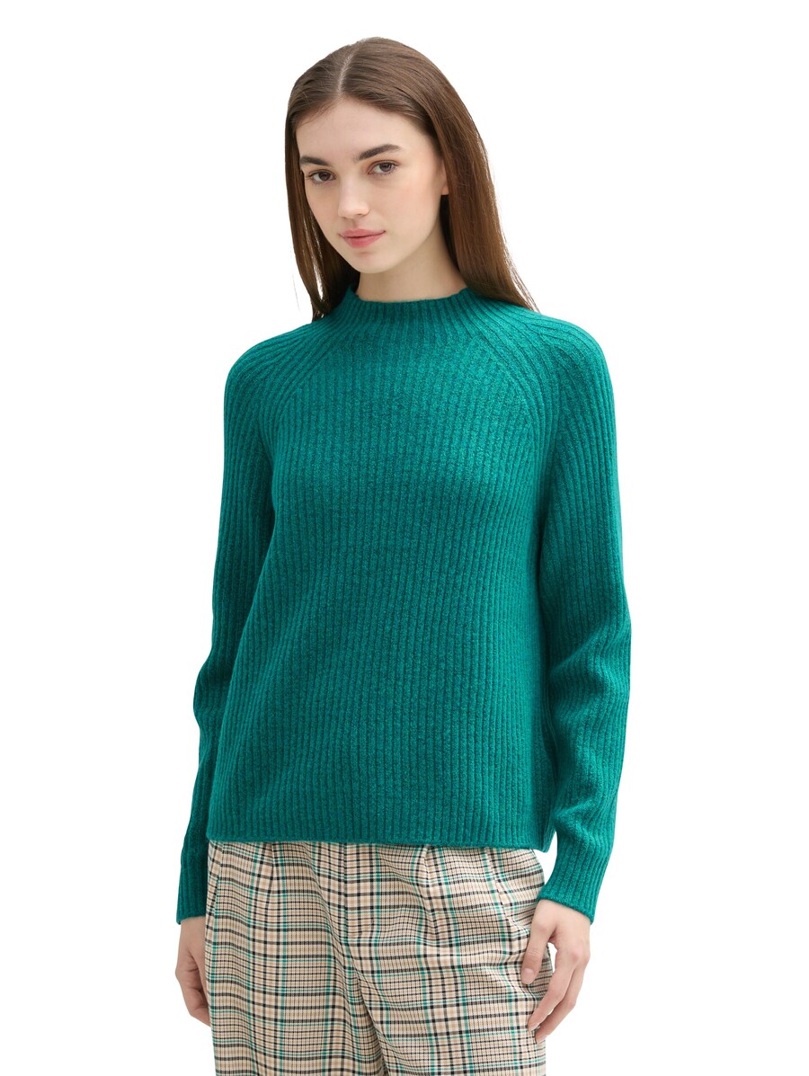 

Базовый свитер TOM TAILOR DENIM Sweater, изумрудный