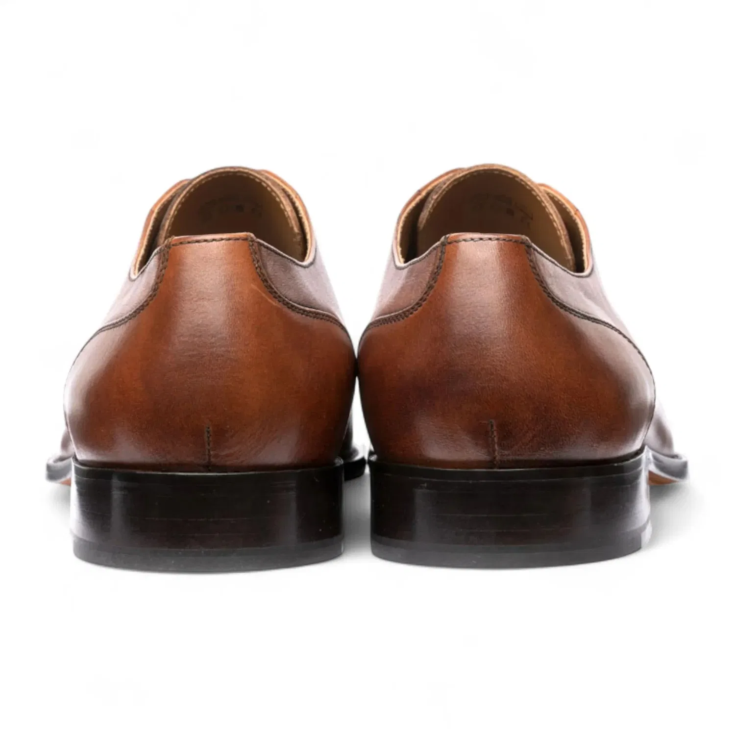 Оксфорды броги Cap-Toe из гладкой кожи Truclothing, коричневый — фото 4