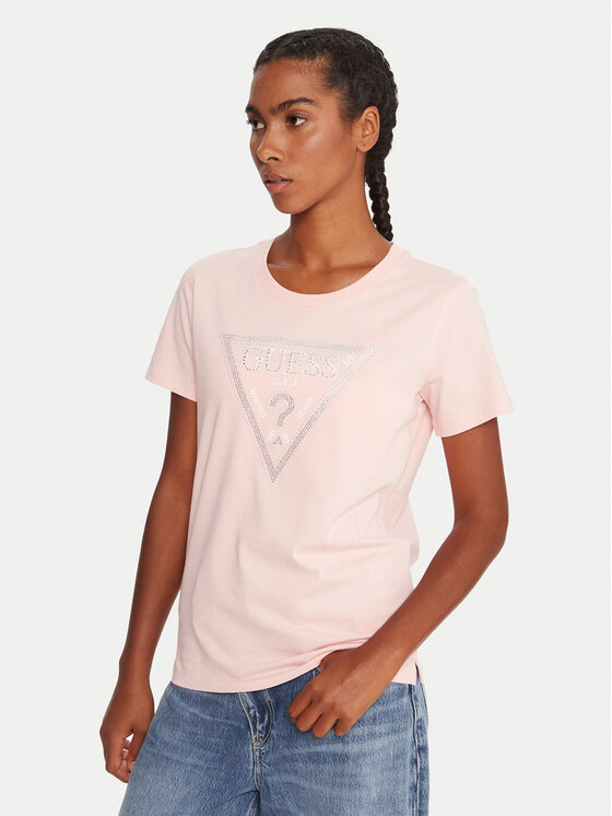 

Футболка regular fit W5BI18 I3Z14 Guess, розовый