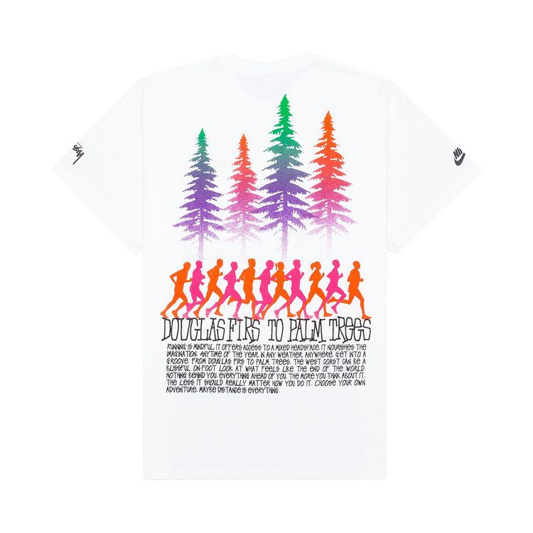 Футболка Nike x Stussy Douglas Firs To Palm Trees T-Shirt (Asia Sizing), White — фото 2