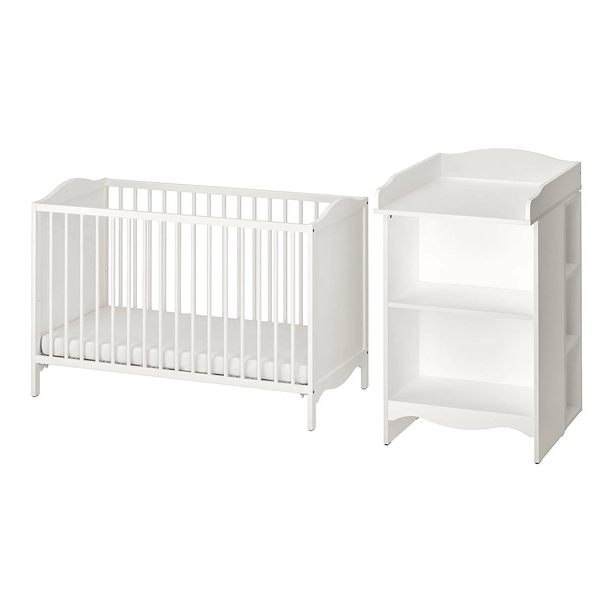 

Комплект детской мебели, белый, 60x120 см, SMÅGÖRA IKEA