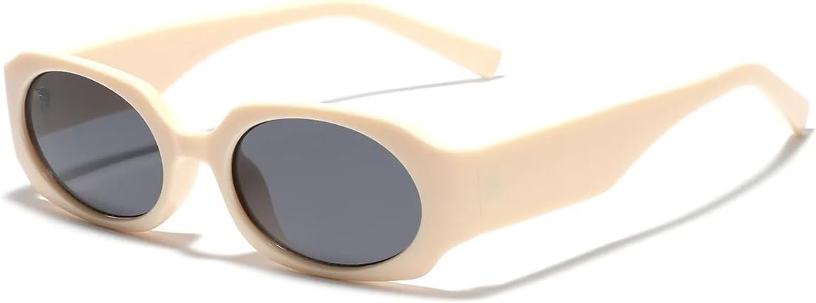 

Маленькие прямоугольные солнцезащитные очки для женщин, цвет шампанское, защита от УФ-излучения UV400, модные солнцезащитные очки для мужчин в стиле панк TVTBBVV, Beige Black