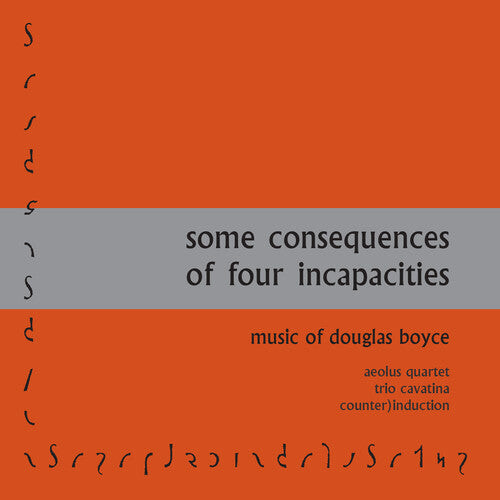 

CD диск Boyce / Trio Cavatina: Some Consequences of Four Incapacities