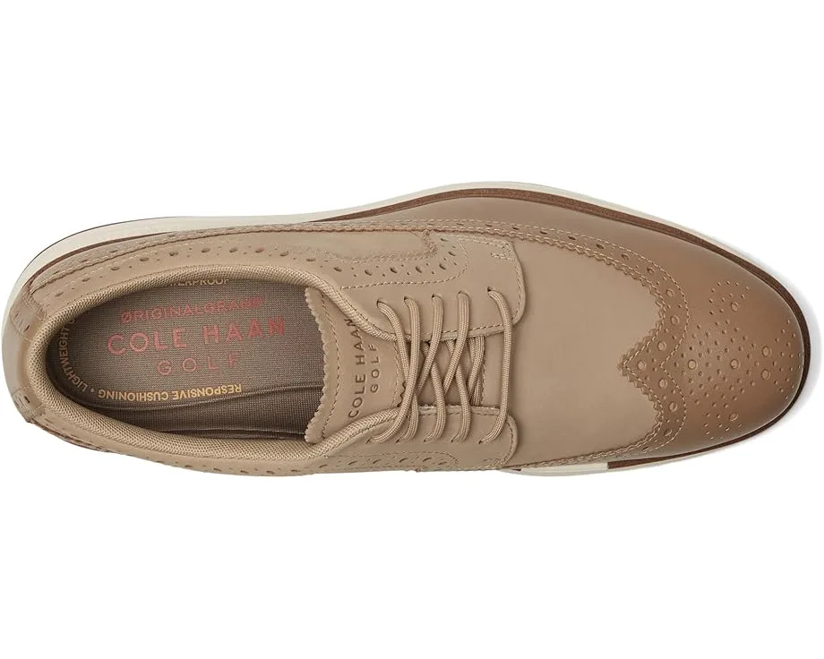 Кроссовки Cole Haan Original Grand Tour Golf Waterproof, Birch Beige/Cinnabar/Ivory Wp — фото 2