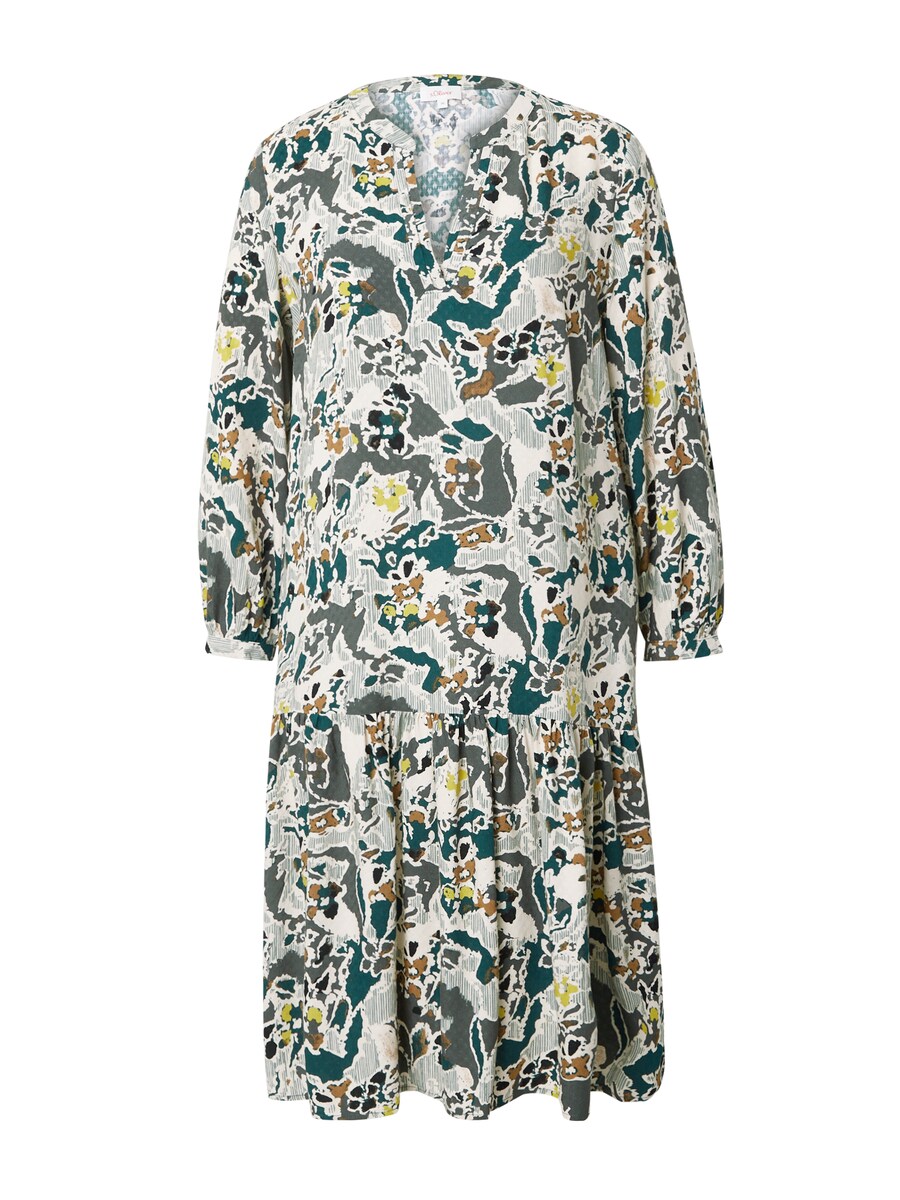 

Мини платье s.Oliver Dress, цвет emerald/mint/dark green