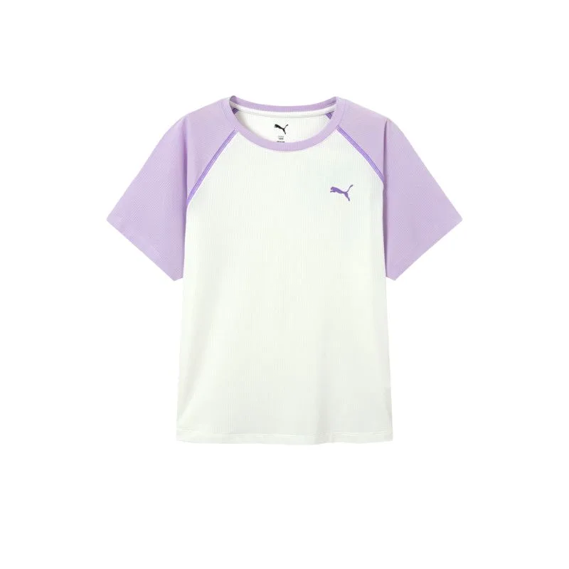 Футболка Quick Dry SS26 Kids' PUMA, фиолетовый белый tone 00371