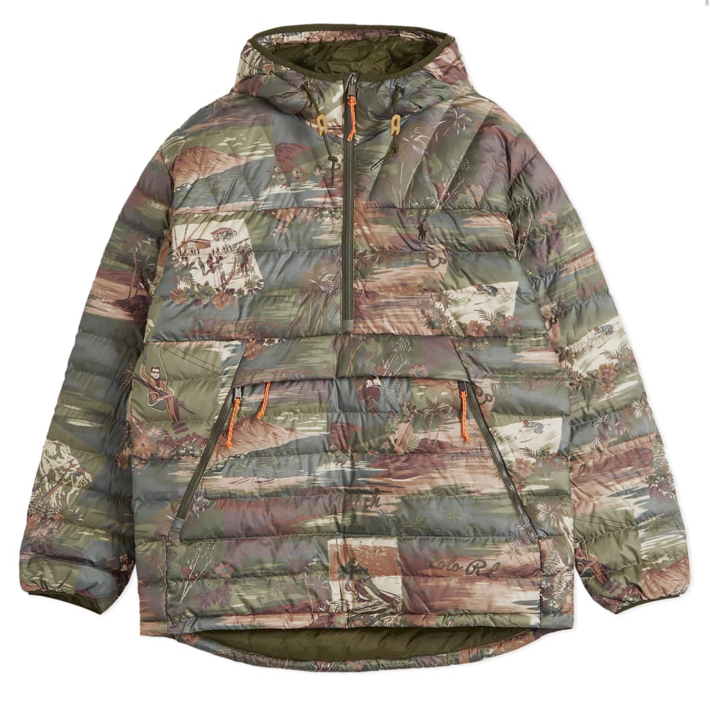 

Полукуртка с камуфляжным принтом из ткани рипстоп для катания на лыжах. Polo Ralph Lauren, камуфляж