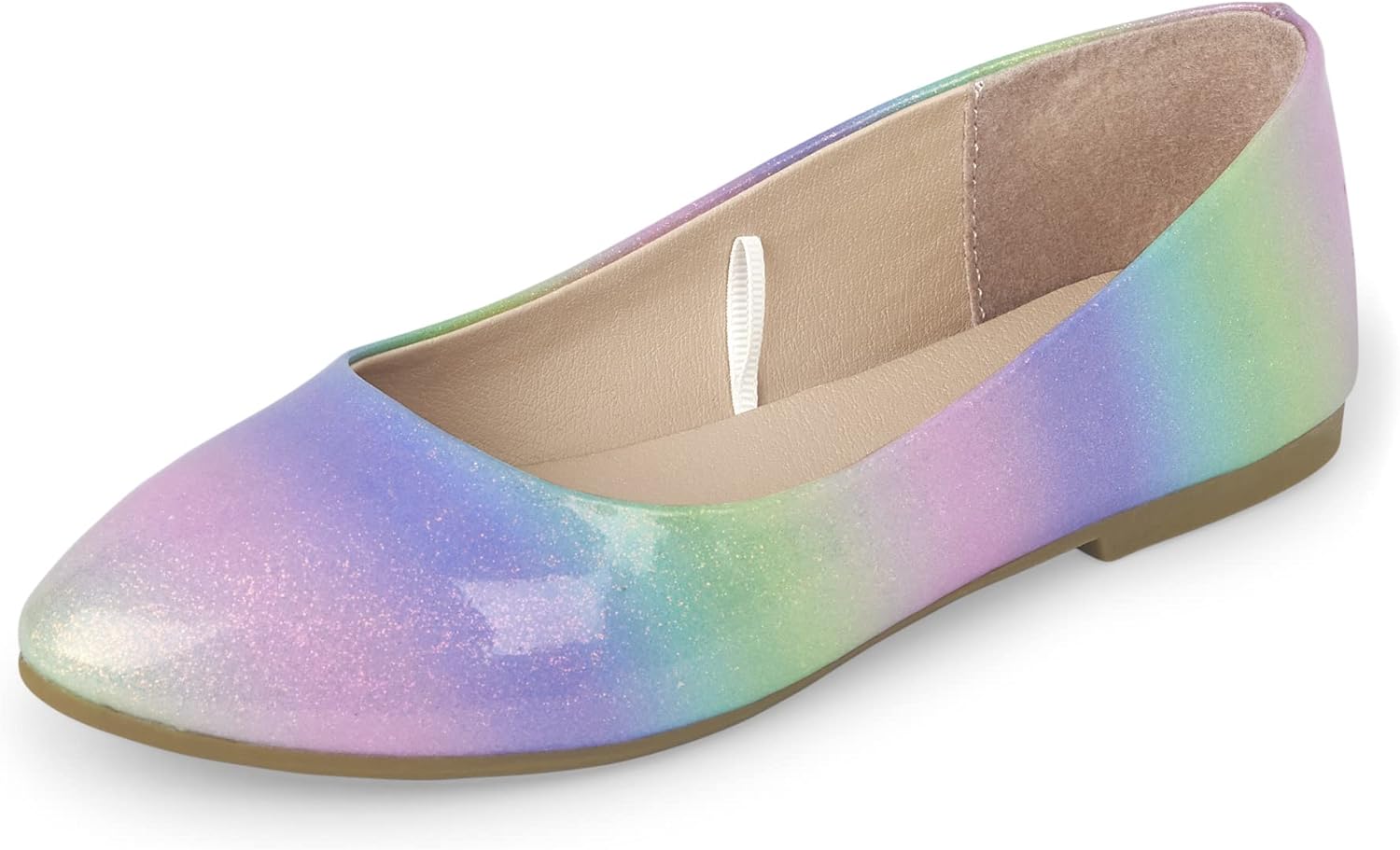 

Балетки с закрытым носком для девочек The Children's Place, Rainbow Ombre