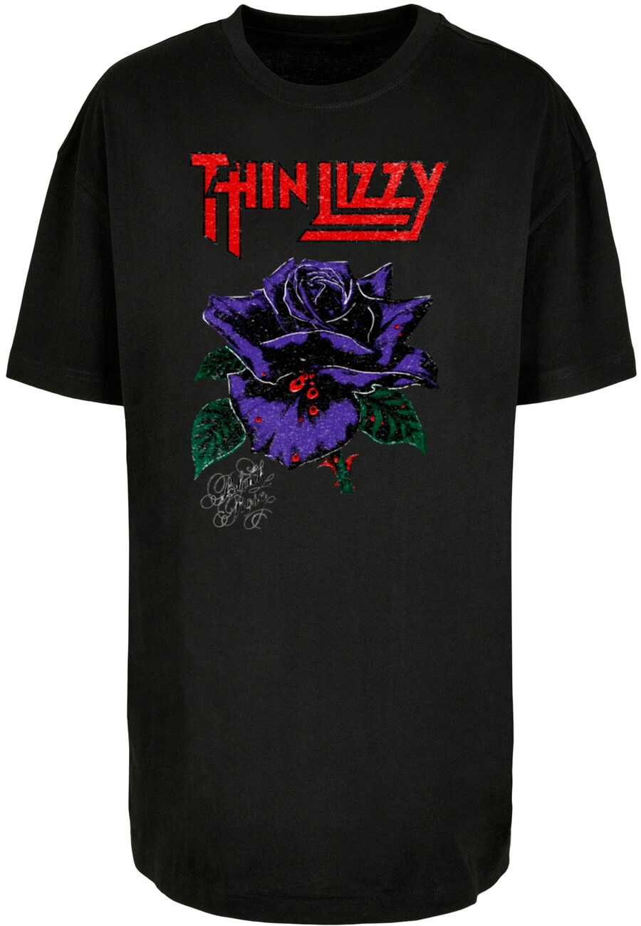 

Топ оверсайз Merchcode Oversized Shirt Thin Lizzy - Rose Color, черный