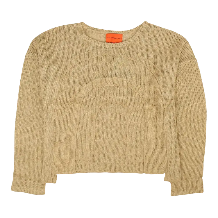 

Свитер Who Decides War L'Arc Woven 'Tan', загар