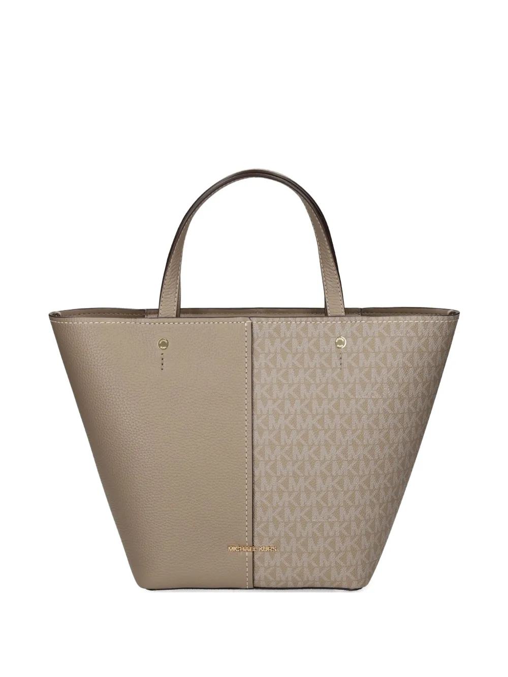 

Средняя двухцветная сумка-тоут Flora Michael Michael Kors, нейтральный