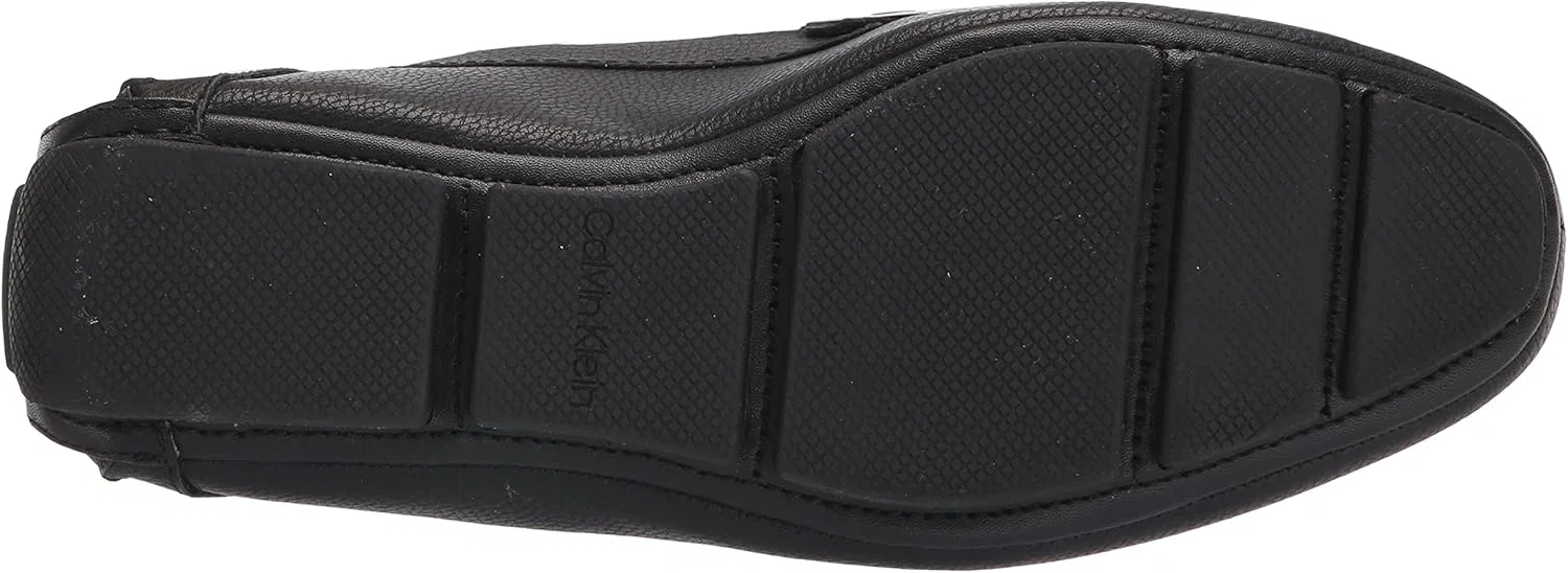 Туфли Calvin Klein Herren Merve Fahrer, 2-Black Tumbled Leather 967 — фото 4