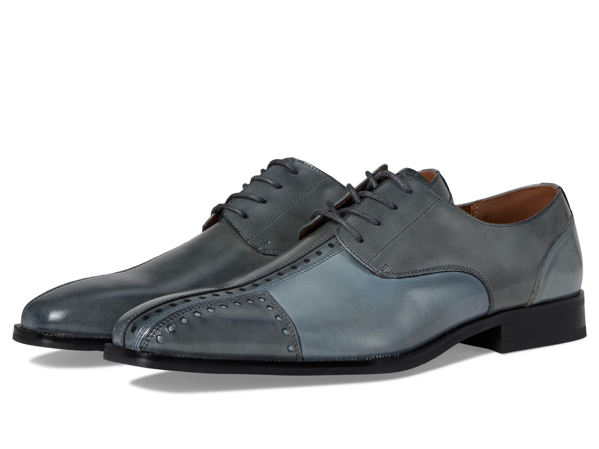 

Оксфорды Stacy Adams Palmento Cap Toe Oxford, цвет Gray Multi