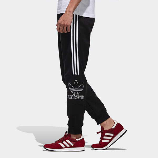 Спортивные штаны adidas originals Logo Printing Casual Bundle Feet Sports Long Pants Black, черный — фото 4