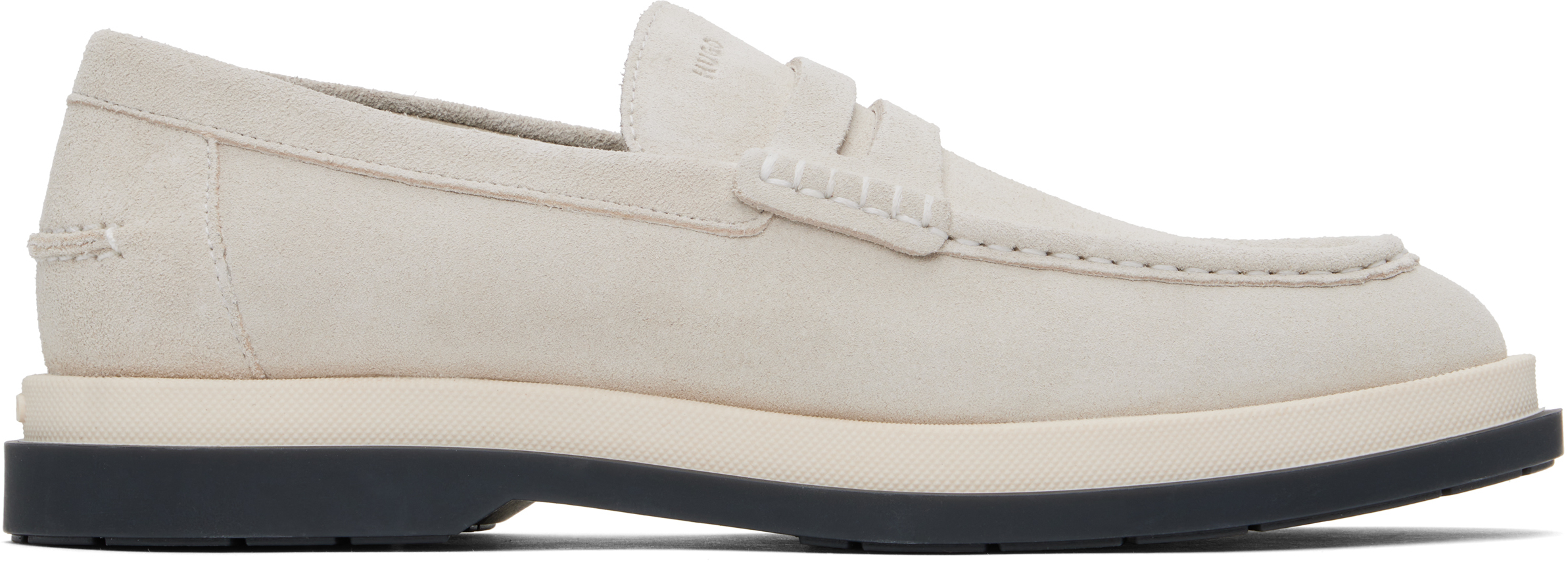 

Замшевые мокасины цвета «Off-White» Hugo