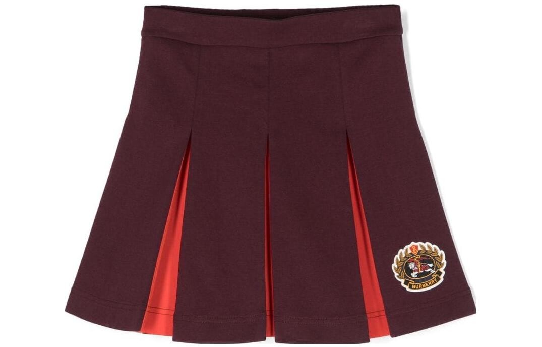 

Детская юбка Burberry, цвет Burgundy