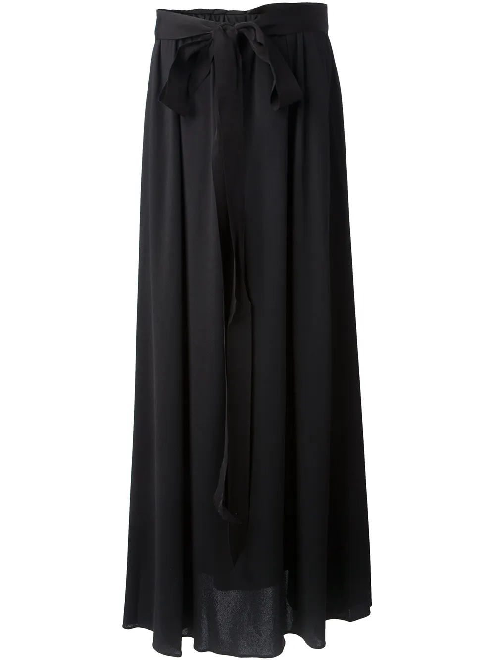 

Юбка макси со складками Lanvin, черный