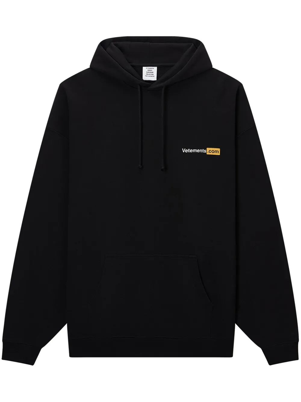 

Худи с логотипом VETEMENTS, черный