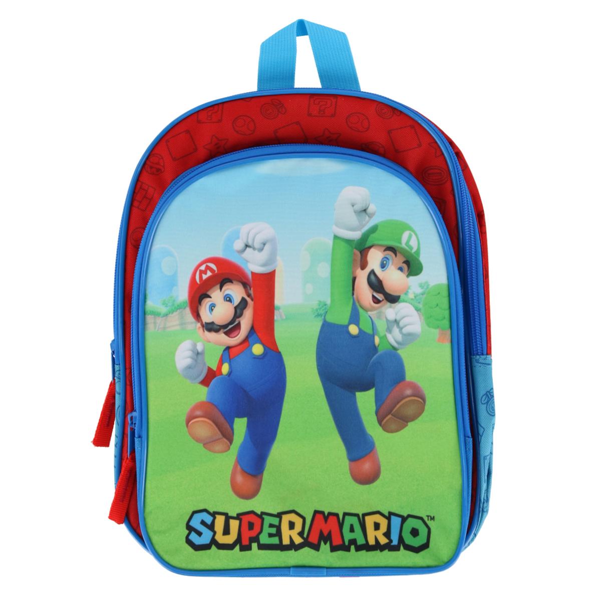 

Рюкзак для мальчиков Nintendo Mario Bros 12 дюймов Textiel Trade, синий