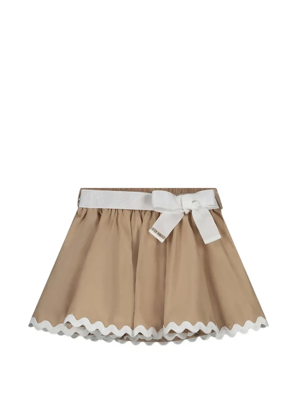Костюм с украшением в виде банта Twinset Kids, белый — фото 2