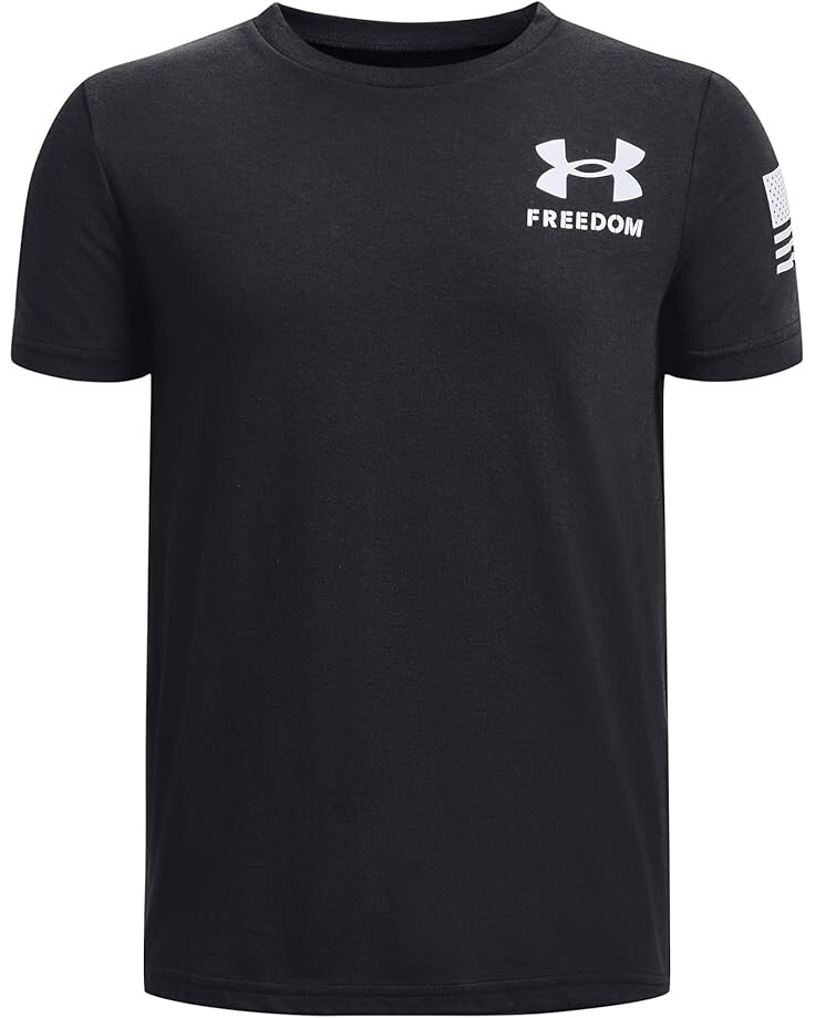 

Толстовка Under Armour Kids New Freedom Flag T-Shirt, черный/белый