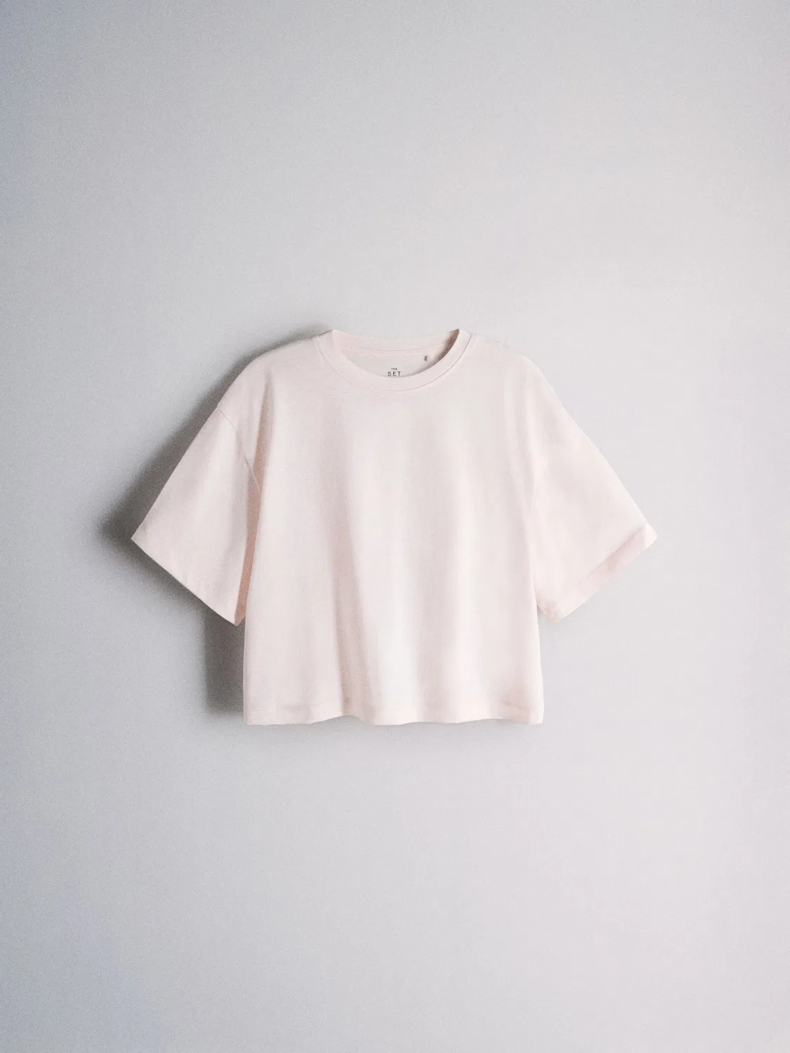 Футболка The Set, Light Yellow/Taupe/Mottled Grey/Rose/White — фото 4