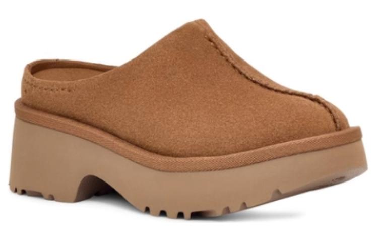 Кроссовки (WMNS) UGG New Heights Clog 'Chestnut', желто-коричневый — фото 3