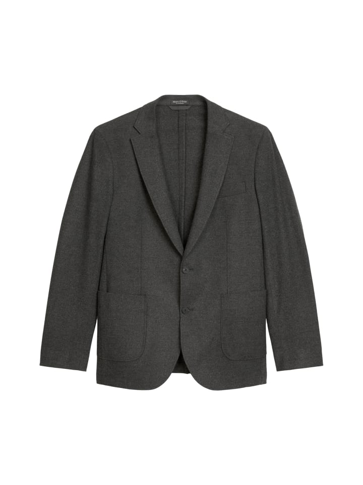 

Куртка, выполненная в темно-сером меланже Marc O'Polo, темно-серый