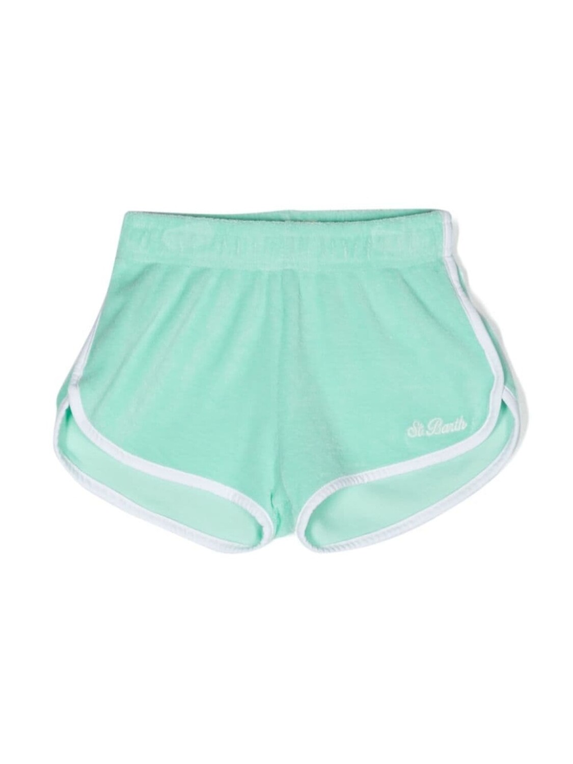 

MC2 Saint Barth Kids махровые шорты Curly, зеленый
