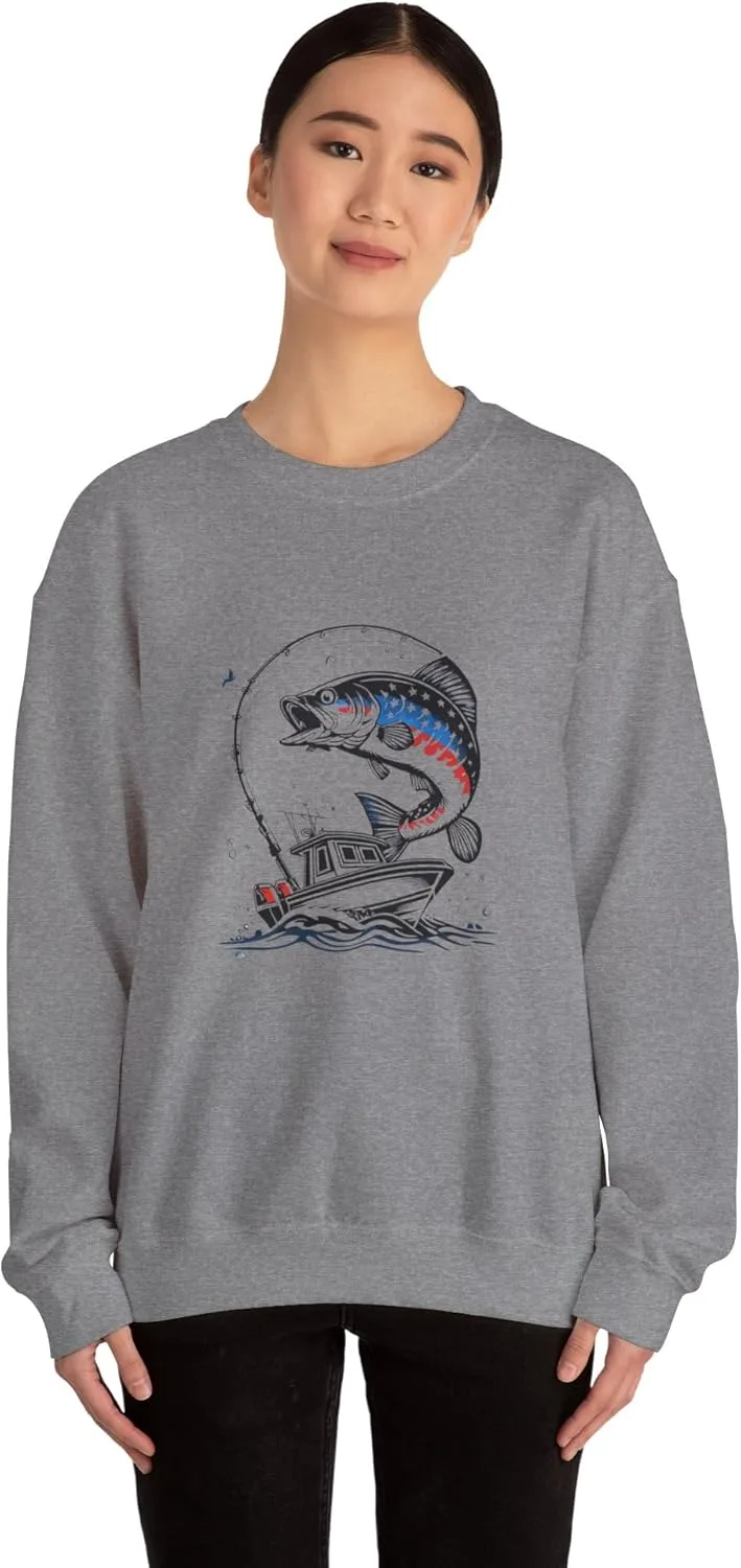 Толстовка Fishing Adventure Unisex Crewneck — фото 4