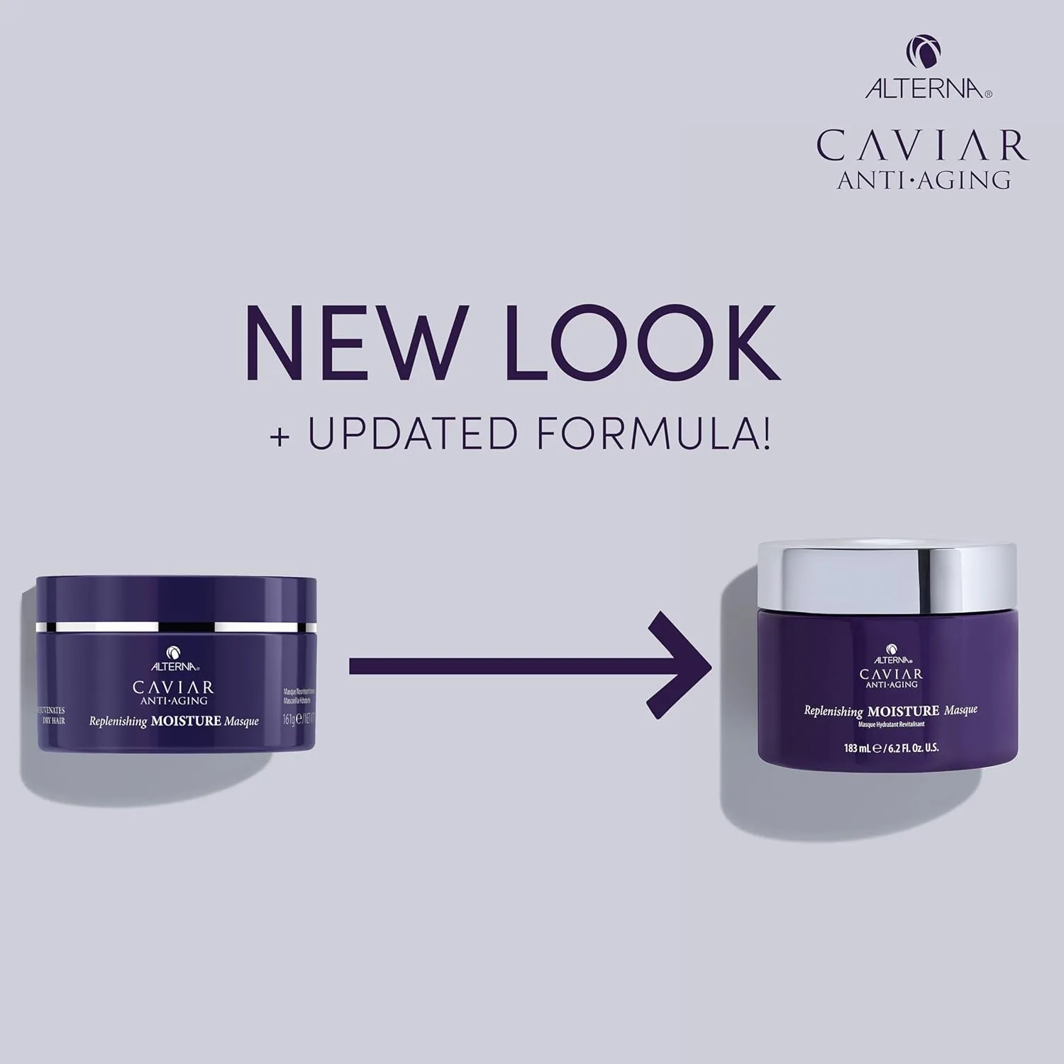 Увлажняющая маска для волос Alterna CAVIAR Anti-Aging Replenishing Moisture Hair Masque | Восстанавливает сухие, жесткие и поврежденные волосы | Без сульфатов 183 мл (1 шт.) — фото 3