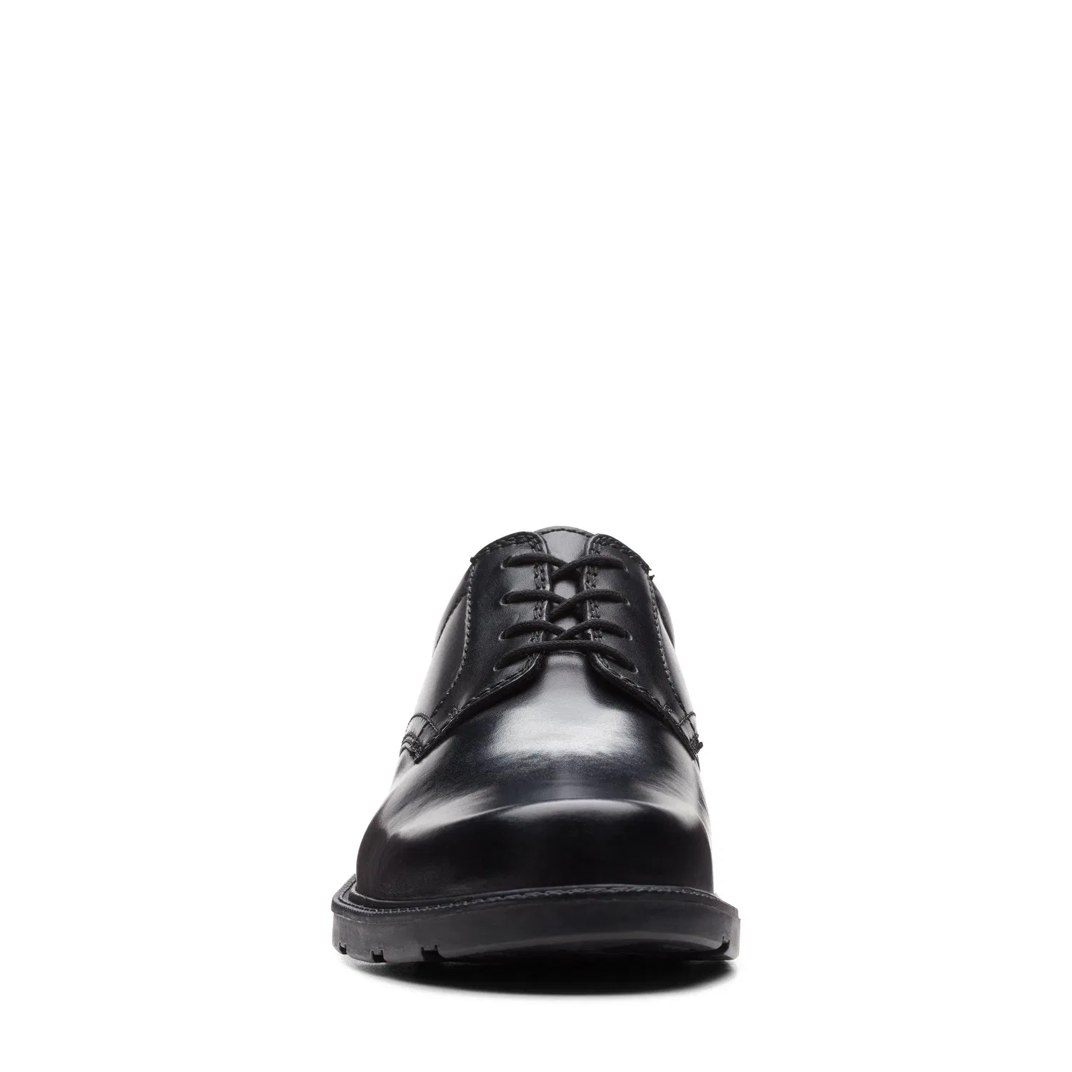 Дерби кожаные шнурованные Clarks, черный — фото 3