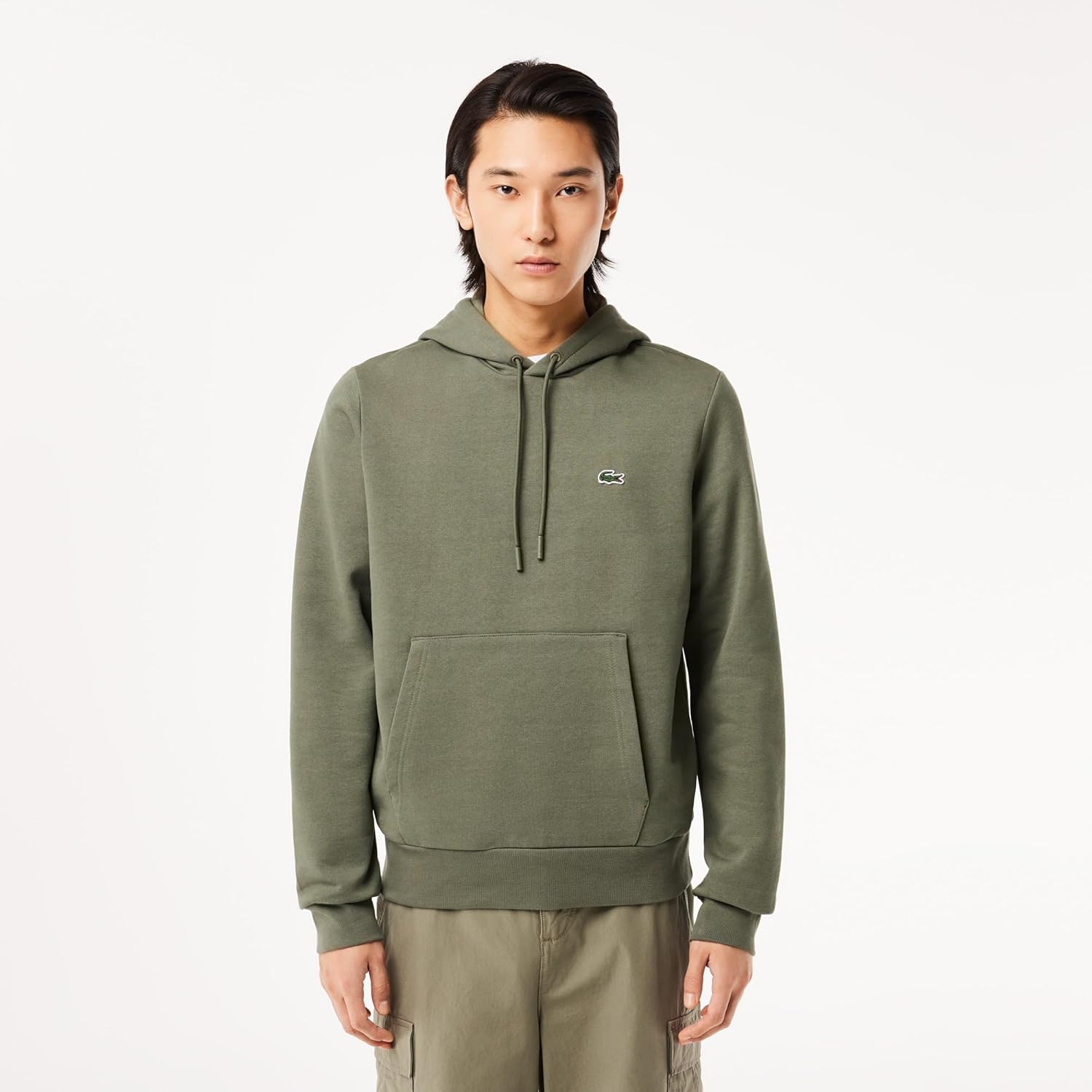 Мужская толстовка с длинным рукавом Lacoste, Green — фото 3