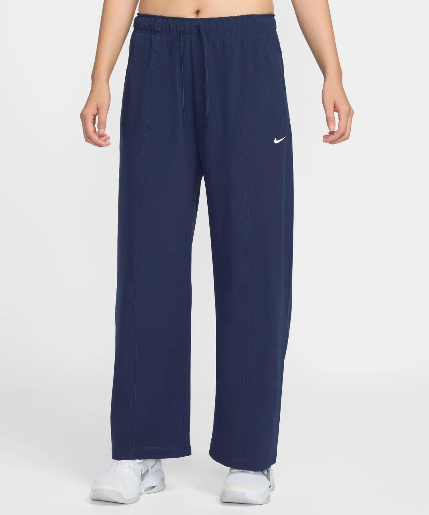 Женские брюки Nike Dri-FIT ONE DF WOVEN Wide Leg SP Navy